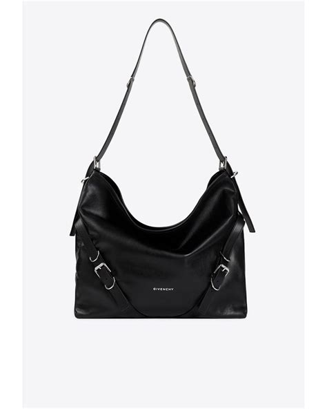 givenchy crossbody black|Voyou Crossbody bag in grained leather .